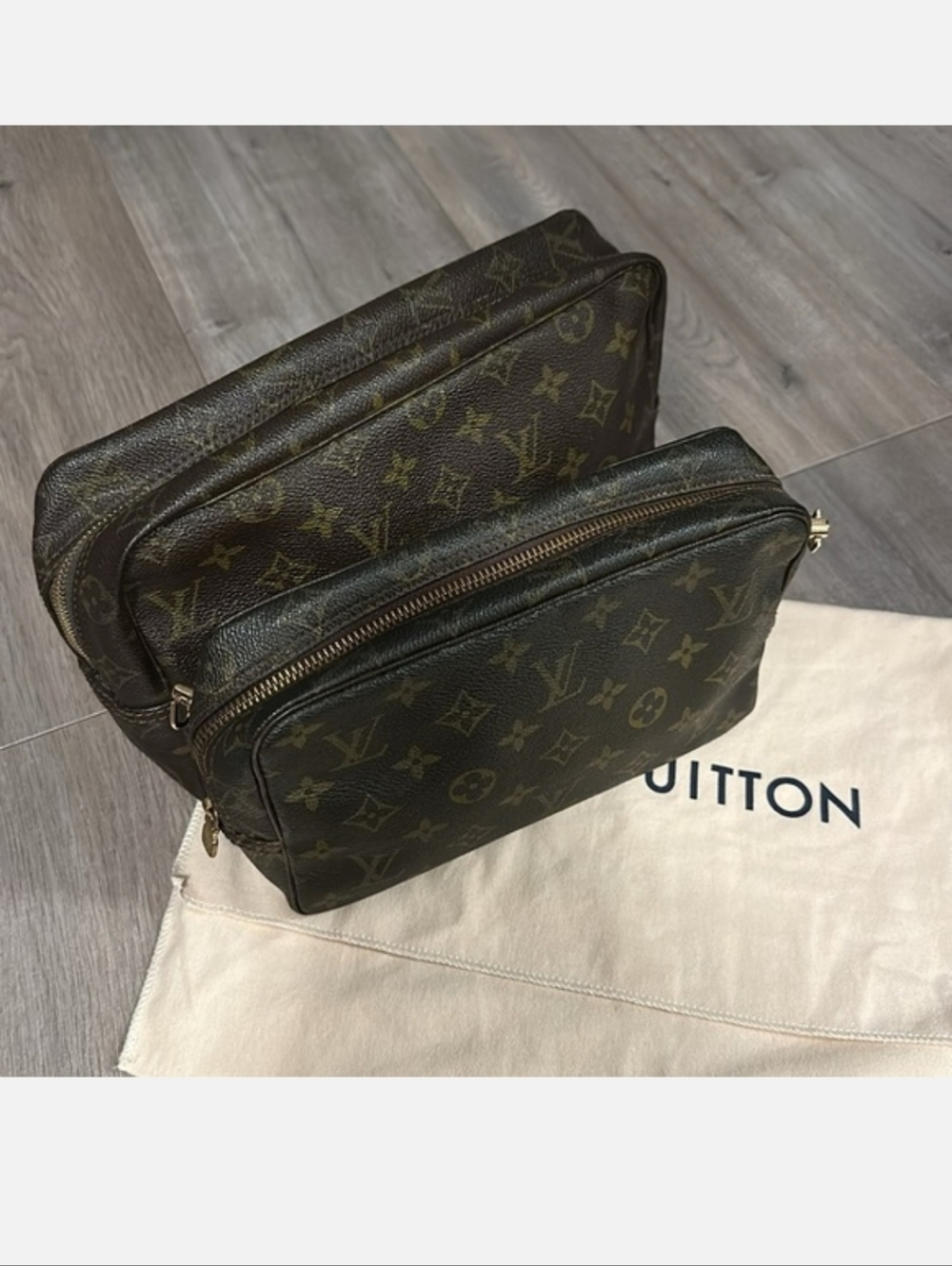 Louis Vuitton TROUSSE 26 & 28 Monogram Toiletry Pouch Bundle